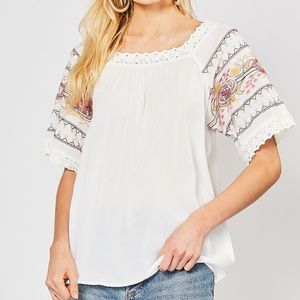 Embroidered Top
